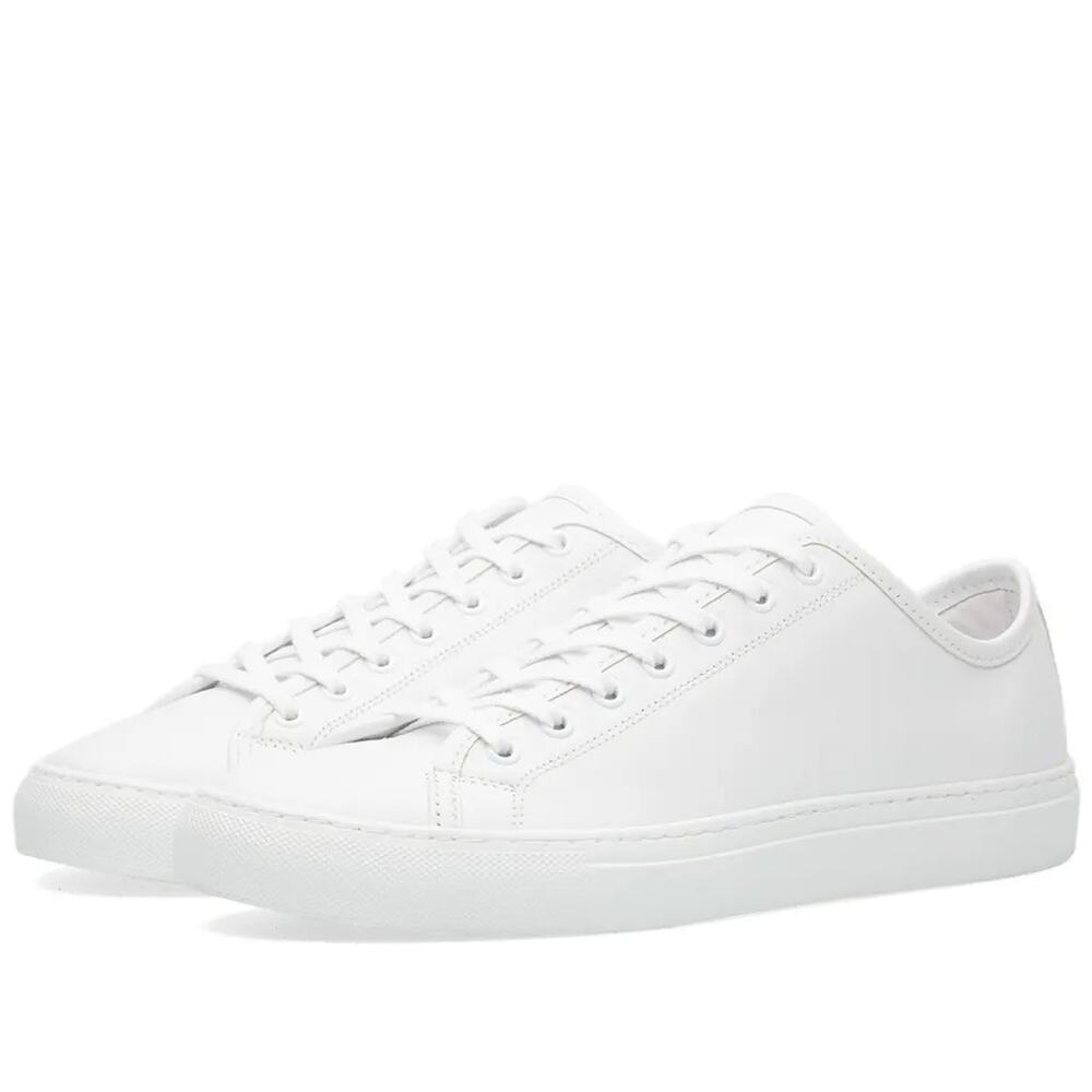 Diemme Veneto Sneakers Nappa Leather Low Top Trainer Round Lace Up White 7.5